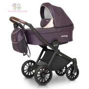 Verdi Sonic Soft 3-1 col.01 (Eko-āda violet), bērnu universālie ratiņi 3-1 Verdi Sonic Soft 3-1 col.01 (Eko-āda violet), bērnu universālie ratiņi 3-1
