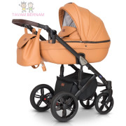 Verdi Mocca universālie bērnu rati 3-1 col.04 Eco Beige (bēša) - eko-āda