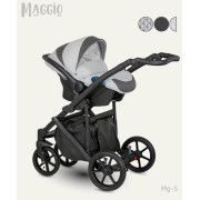 Camarelo Maggio 3-1 Mg-5 (tumši pelēka / pelēka) bērnu universālie rati Camarelo Maggio 3-1 Mg-5 (tumši pelēka / pelēka) bērnu universālie rati