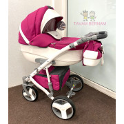 Verdi Vango bērnu universālie ratiņi 3in1 col.2 (Pink) Verdi Vango bērnu universālie ratiņi 3in1 col.2 (Pink)