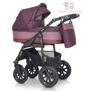 Verdi Laser Black collection bērnu universālie ratiņi 3in1 02