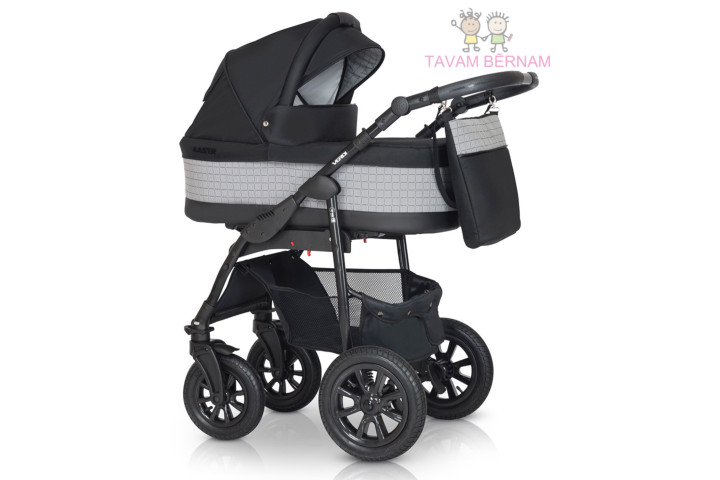 Verdi Laser Black collection bērnu universālie ratiņi 3in1 03 Verdi Laser Black collection bērnu universālie ratiņi 3in1 03