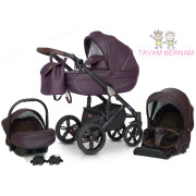 Verdi Mocca universālie bērnu rati 3-1 col.01 Eco Violet Verdi Mocca universālie bērnu rati 3-1 col.01 Eco Violet