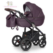 Verdi Mocca universālie bērnu rati 3-1 col.01 Eco Violet Verdi Mocca universālie bērnu rati 3-1 col.01 Eco Violet