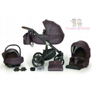 Verdi Mocca universālie bērnu rati 3-1 col.01 Eco Violet Verdi Mocca universālie bērnu rati 3-1 col.01 Eco Violet