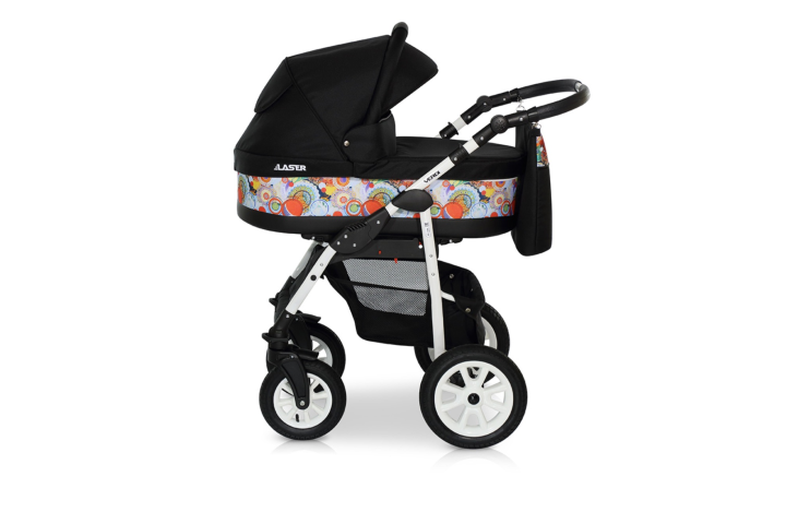Verdi Laser bērnu universālie ratiņi 3in1 col.5 (Black)