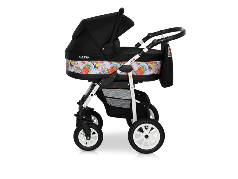 Verdi Laser bērnu universālie ratiņi 3in1 col.5 (Black)