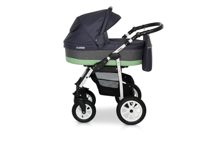 Verdi Laser bērnu universālie ratiņi 3in1 col.6 (Grey/green)