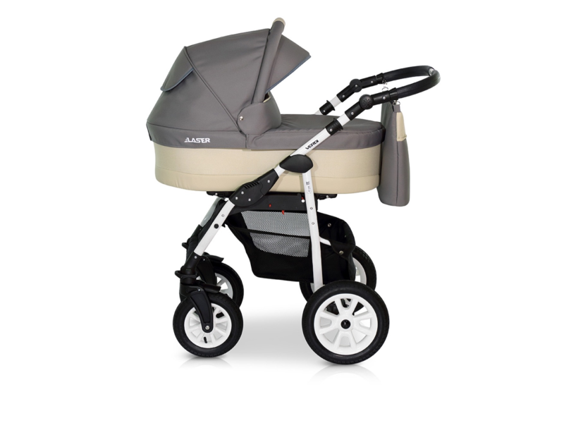 Verdi Laser bērnu universālie ratiņi 3in1 col.7 (grey/beige)