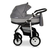Verdi Laser bērnu universālie ratiņi 3in1 col.11 (grey/grey)