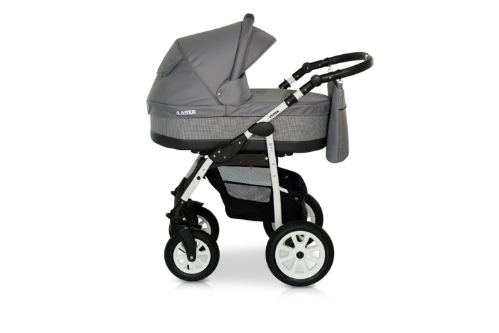 Verdi Laser bērnu universālie ratiņi 3in1 col.14 (grey/Black)
