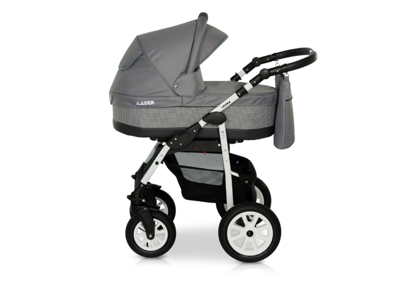 Verdi Laser bērnu universālie ratiņi 3in1 col.14 (grey/Black)
