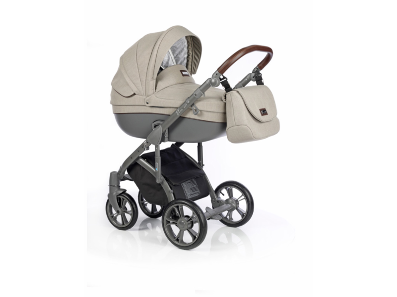 Roan Bass Soft bērnu universālie ratiņi 2in1 Basic collection col.Nature Ground