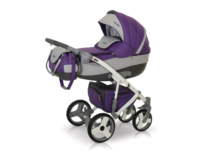 Verdi Vango bērnu universālie ratiņi 3in1 col.3 (Violet)