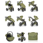 Verdi Mirage universālie bērnu ratiņi 2in1 col.2 (Eco Grey)