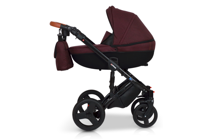 Verdi Mirage universālie bērnu ratiņi 3in1 col.11 (Denim Cherry)