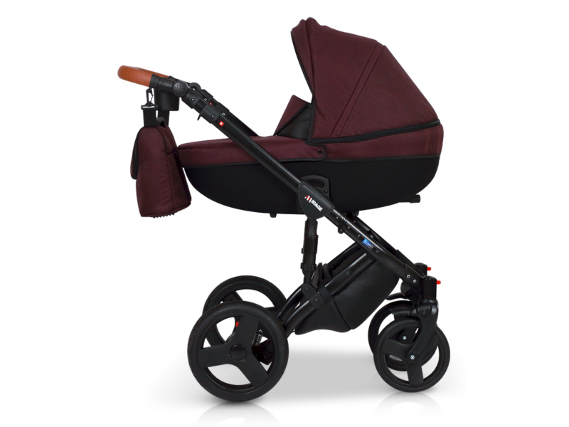 Verdi Mirage universālie bērnu ratiņi 3in1 col.11 (Denim Cherry)