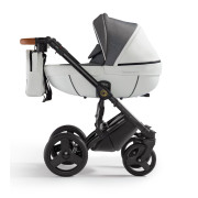 Verdi Orion universālie bērnu ratiņi 3in1 col.Eco White/Denim grey