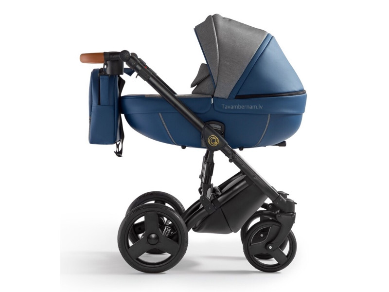 Verdi Orion universālie bērnu ratiņi 3in1 col.Eco Blue/Denim grey