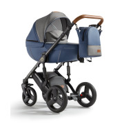 Verdi Orion universālie bērnu ratiņi 3in1 col.Eco Blue/Denim grey