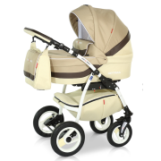 Verdi Optima bērnu universālie ratiņi 3in1 col.02 (beige)