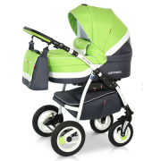 Verdi Optima bērnu universālie ratiņi 3in1 col.03 (green)