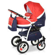 Verdi Optima bērnu universālie ratiņi 3in1 col.05 (red)