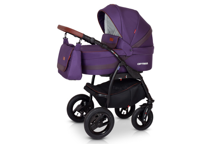 Verdi Optima bērnu universālie ratiņi 3in1 col.B4 (violet)