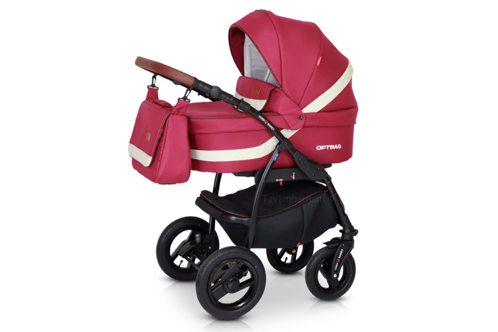 Verdi Optima bērnu universālie ratiņi 3in1 col.B3 (Pink)