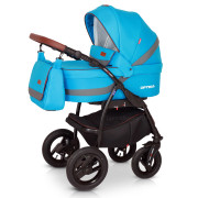 Verdi Optima bērnu universālie ratiņi 3in1 col.B1 (Blue/black)