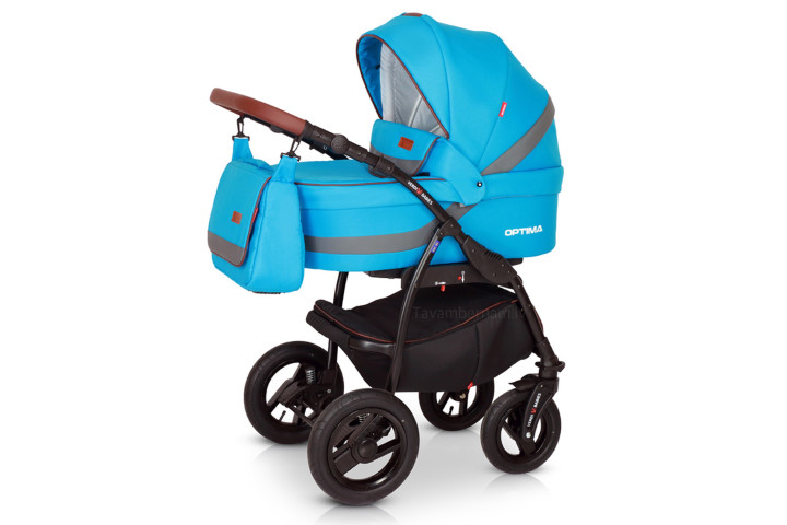 Verdi Optima bērnu universālie ratiņi 3in1 col.B1 (Blue/black)