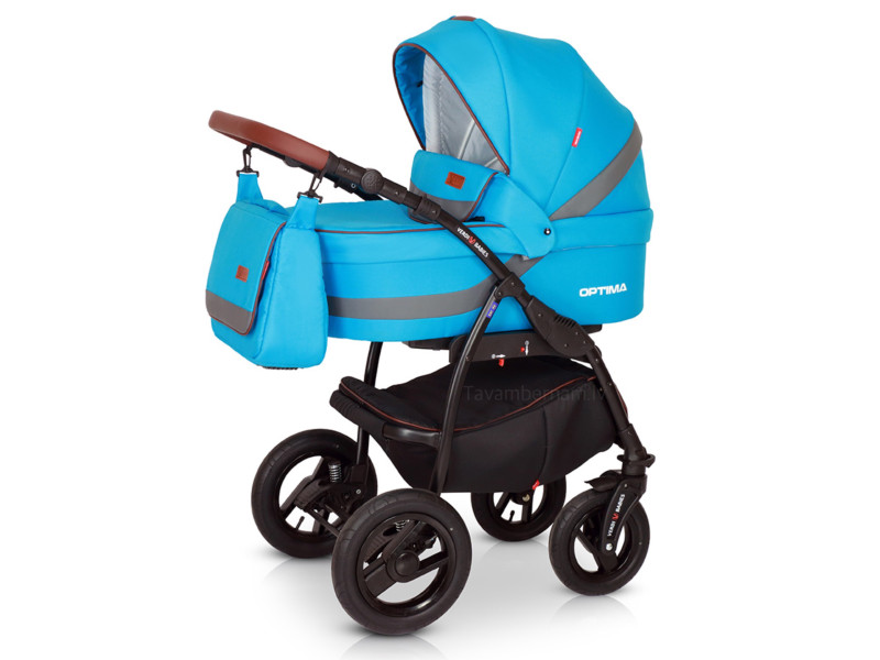 Verdi Optima bērnu universālie ratiņi 3in1 col.B1 (Blue/black)