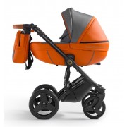 Verdi Orion universālie bērnu ratiņi 3in1 col.Eco Orange/Denim grey
