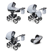 Camarelo Carera new bērnu universālie ratiņi 3in1 col.CAN-2 (denim grey)