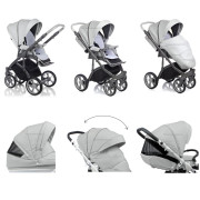 Roan Bass Soft bērnu universālie ratiņi 2in1 Basic collection col.Nature Ground