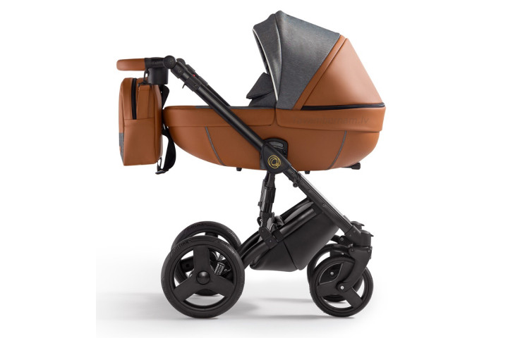 Verdi Orion universālie bērnu ratiņi 3in1 col.Eco Caramel/Denim grey