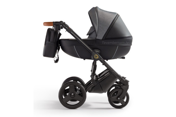 Verdi Orion universālie bērnu ratiņi 3in1 col.Eco Black/Denim grey