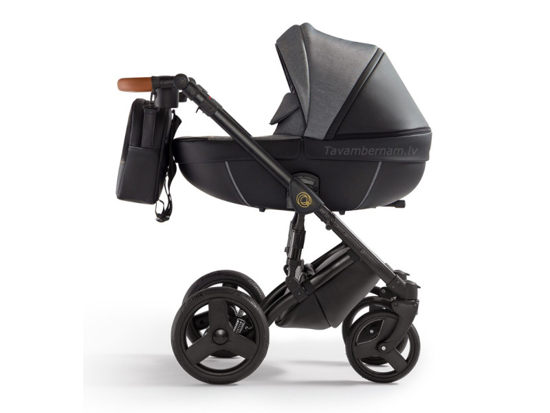 Verdi Orion universālie bērnu ratiņi 3in1 col.Eco Black/Denim grey