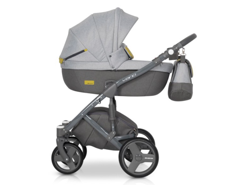 Riko Vario bērnu universālie ratiņi 3in1col.01 Grey Fox