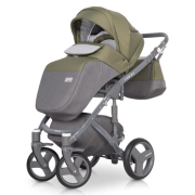 Riko Vario bērnu universālie ratiņi 3in1col.03 Olive