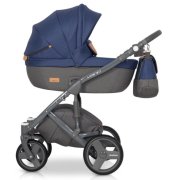 Riko Vario bērnu universālie ratiņi 3in1col.05 Denim