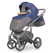 Riko Vario bērnu universālie ratiņi 3in1col.05 Denim