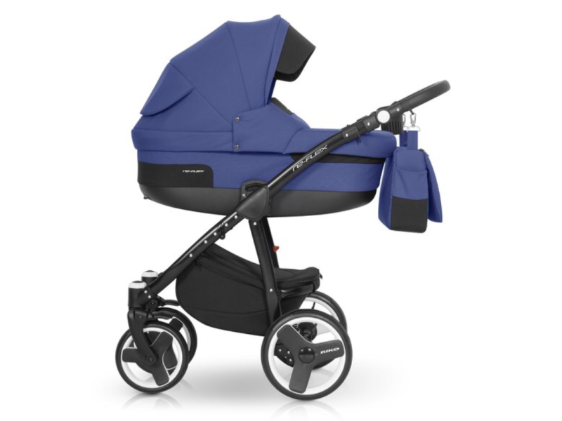 Riko Re-flex bērnu universālie ratiņi 3in1col.01 Sapphire
