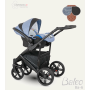 Camarelo Baleo 3-1 Ba-6 (zila) bērnu kulbu rati 